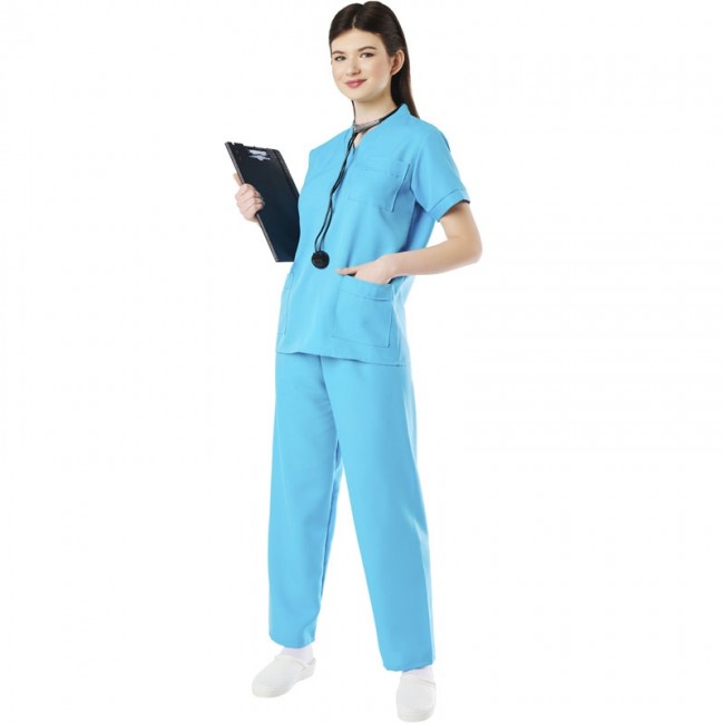 disfraz de uniforme de doctora para mujer - DISFRAZ DE UNIFORME DE DOCTOR-A PARA ADULTO