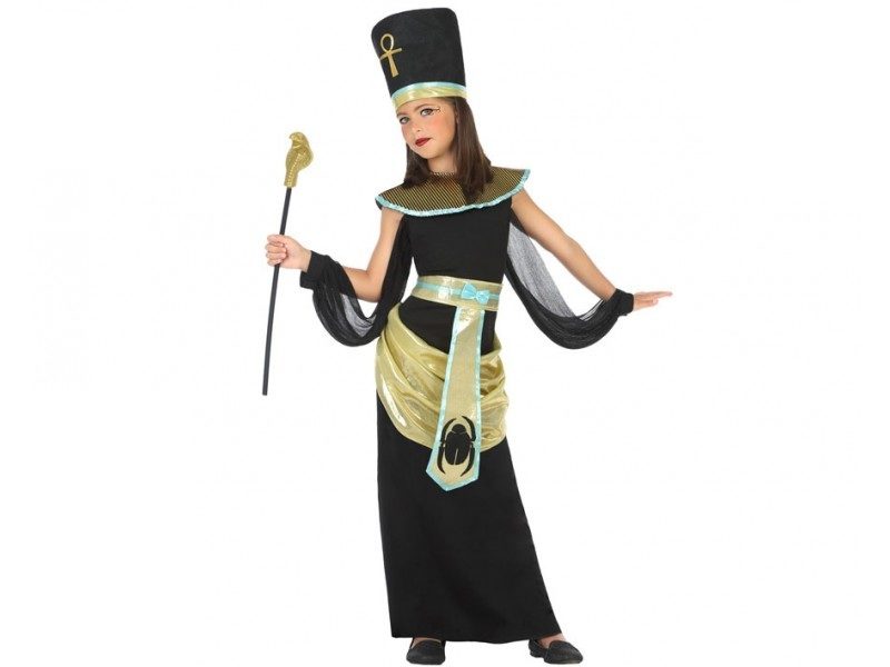 disfraz egipcia niña 800x600 - DISFRAZ DE EGIPCIA NEGRO NIÑA