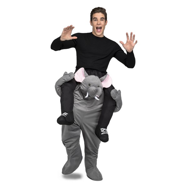 disfraz elefante a hombros hombre - DISFRAZ DE ELEFANTE RIDER-ON