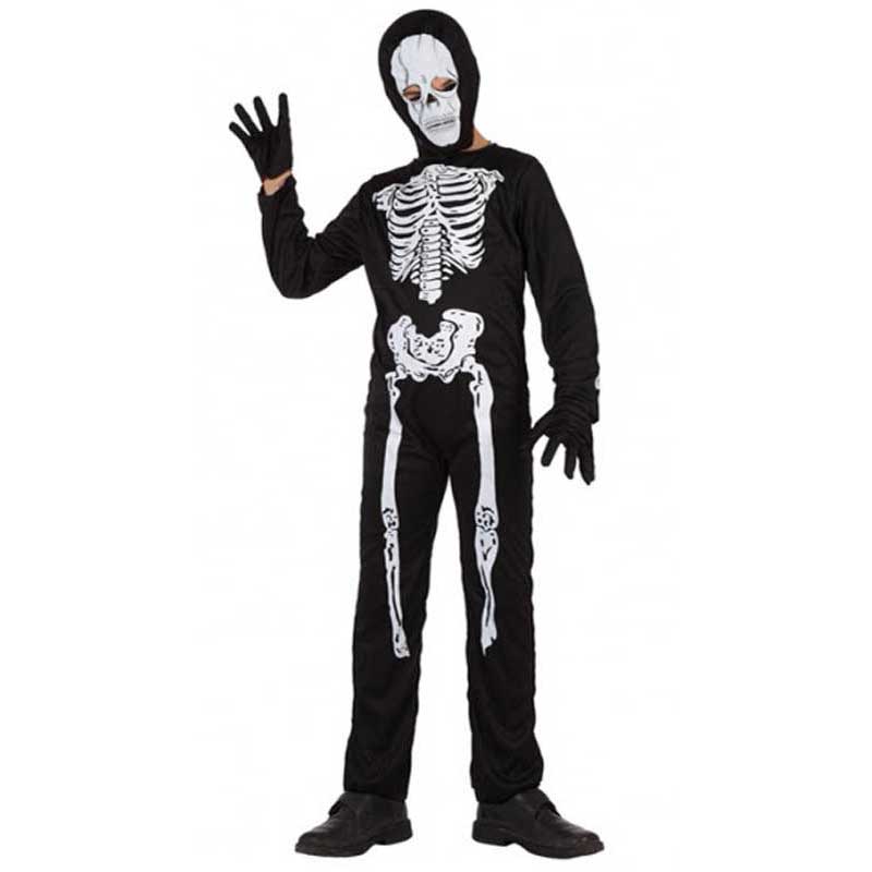 disfraz esqueleto infantil 1 - DISFRAZ ESQUELETO NIÑO