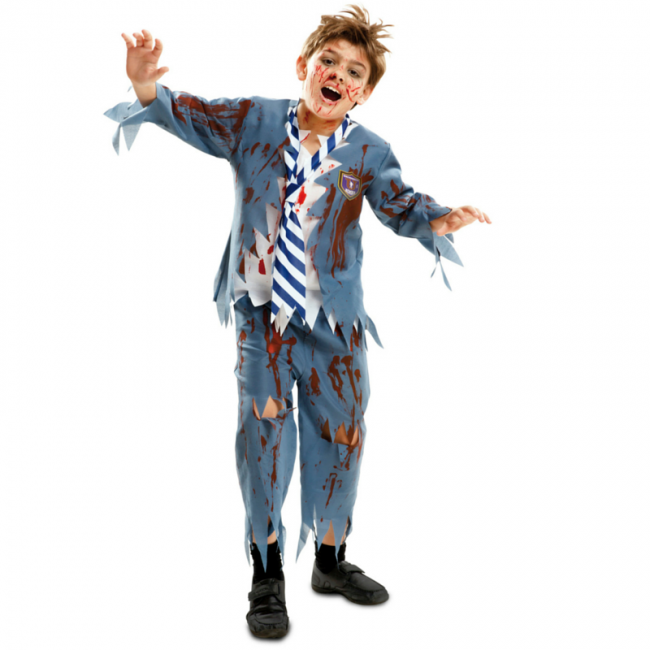 disfraz estudiante zombie para niño - DISFRAZ DE ESTUDIANTE ZOMBIE PARA NIÑO