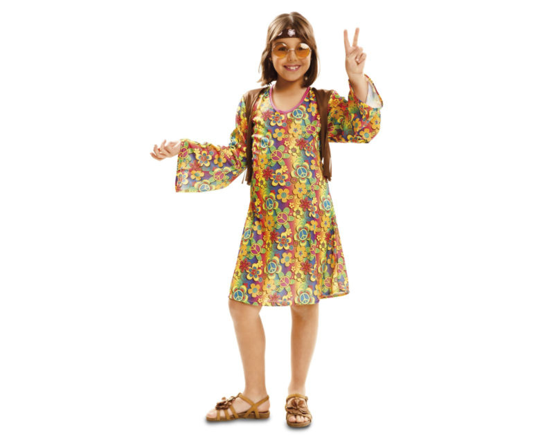 disfraz happy hipie niña 201968mom 800x640 - DISFRAZ HAPPY HIPPIE NIÑA