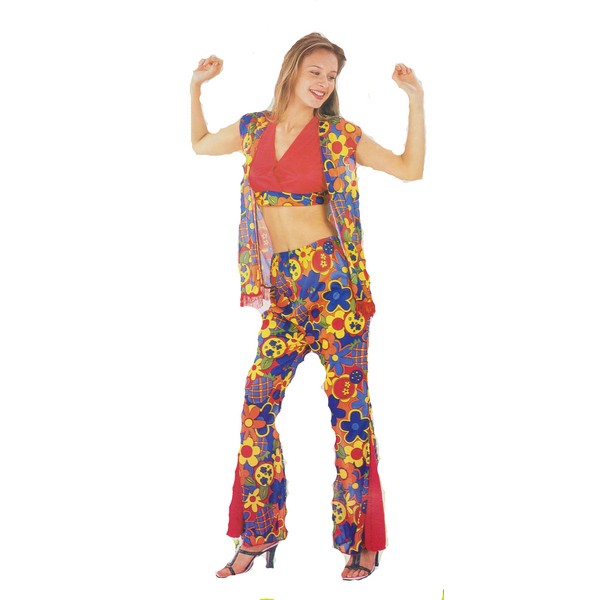 disfraz hippie flower power mujer - DISFRAZ DE HIPPIE FLOWER POWER MUJER