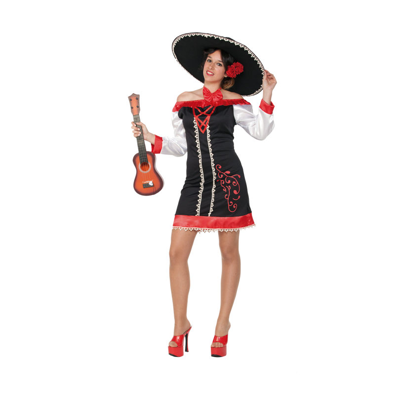 disfraz mariachi mujer 800x800 - DISFRAZ DE MEJICANA MARIACHI CORTO MUJER