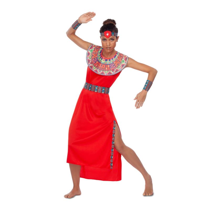 disfraz masai mujer 800x800 - DISFRAZ DE GUERRERA MASAI MUJER
