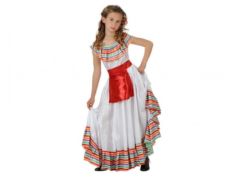 disfraz mejicana niña 800x600 - DISFRAZ DE MEJICANA PARA NIÑA