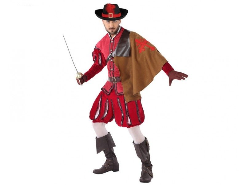 disfraz mosquetero rojo hombre 1 800x600 - DISFRAZ DE MOSQUETERO ROJO HOMBRE