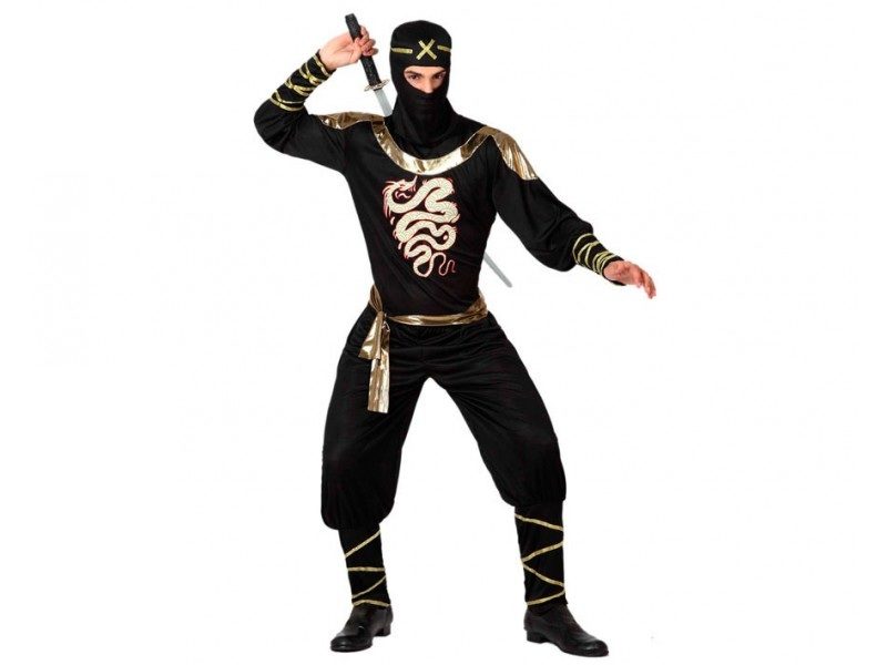 disfraz ninja hombre 800x600 - DISFRAZ DE NINJA N/D HOMBRE