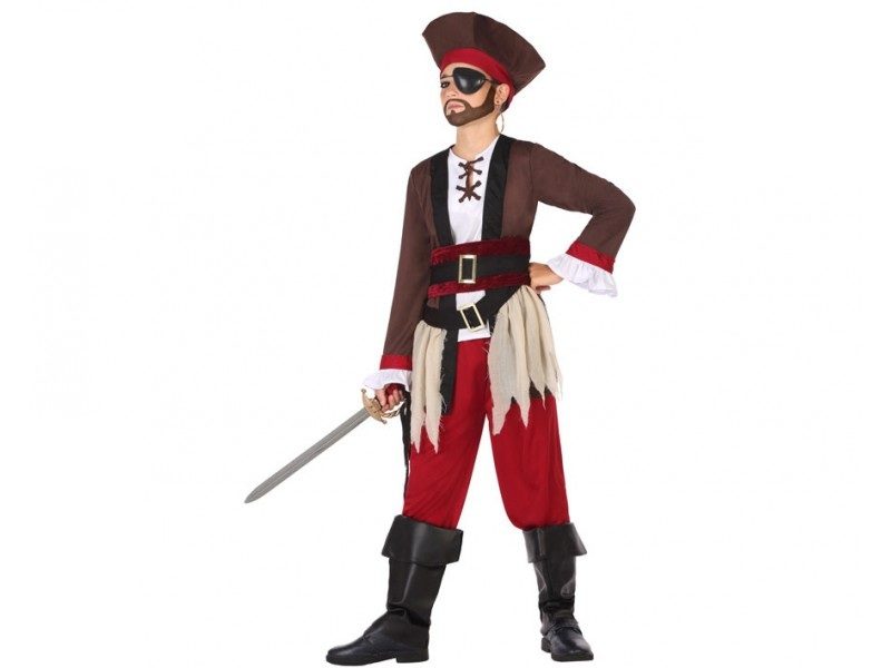 DISFRAZ DE PIRATA PARA NIÑO
