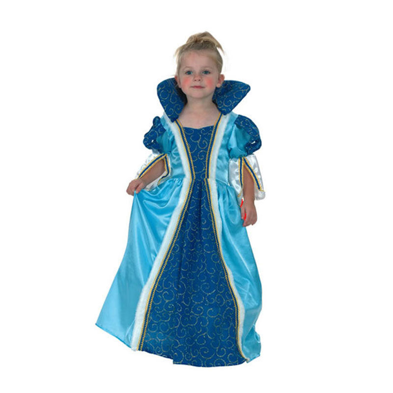 DISFRAZ DE PRINCESA ÉPOCA AZUL BEBÉ