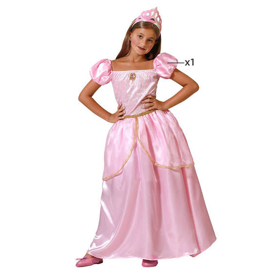 disfraz princesa rosa para niña - DISFRAZ DE PRINCESA ROSA NIÑA