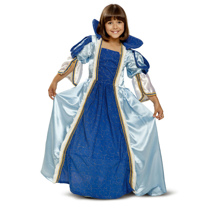 disfraz princesa época azul infantil 800x800 - DISFRAZ DE ÉPOCA AZUL INFANTIL