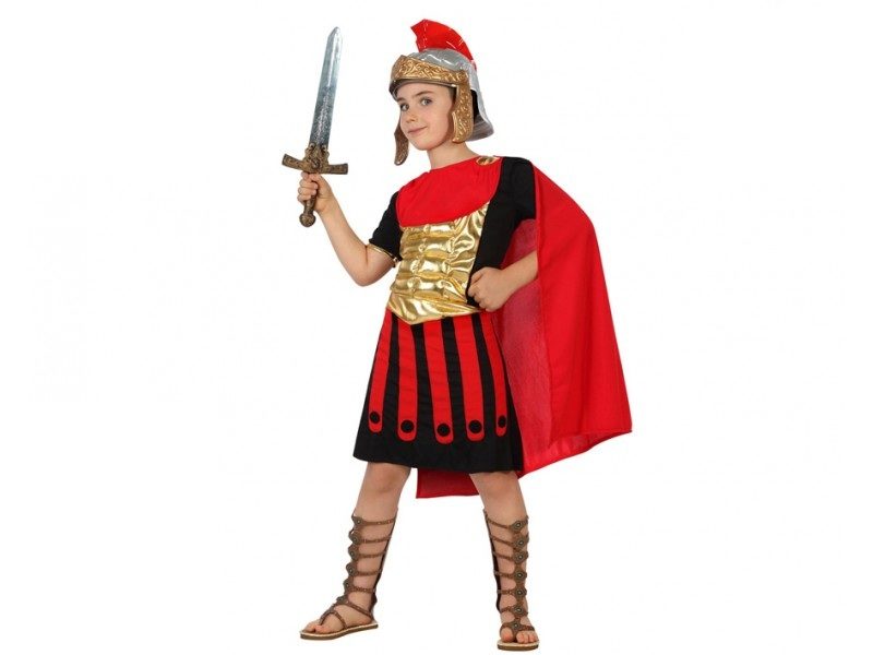 disfraz romano rojo niño 800x600 - DISFRAZ DE CENTURIÓN ROMANO NIÑO