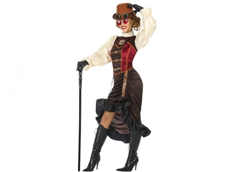 disfraz steampunk mujer 800x600 - DISFRAZ STEAMPUNK PARA MUJER