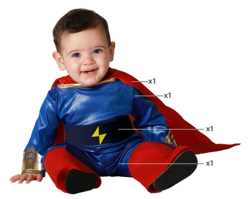 disfraz superhéroe poderoso para bebé 800x640 - DISFRAZ DE SUPERHÉROE PODEROSO BEBÉ
