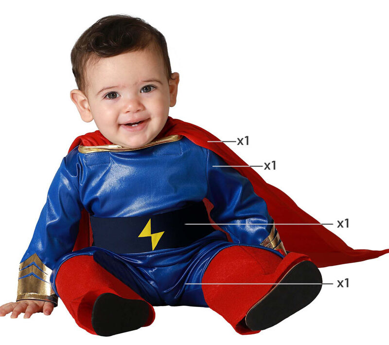 disfraz superhéroe poderoso para bebé 800x709 - DISFRAZ DE SUPERHÉROE PODEROSO BEBÉ