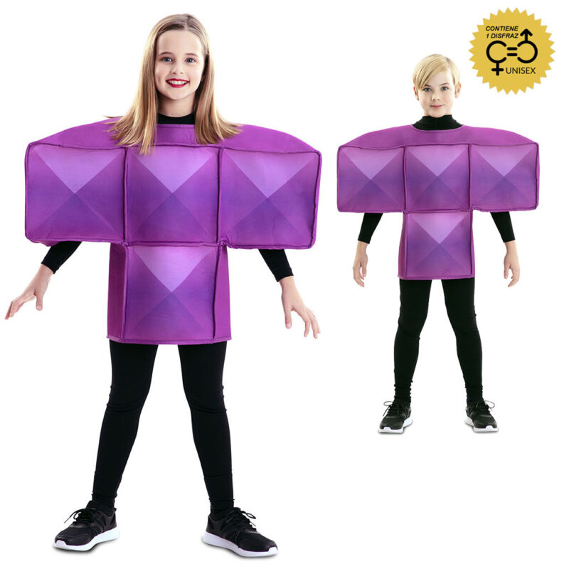 disfraz tetris púrpura unisex infantil 800x800 - DISFRAZ TETRIS PÚRPURA UNISEX INFANTIL